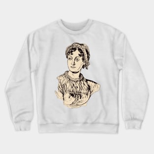 Jane Austen Illustration Crewneck Sweatshirt